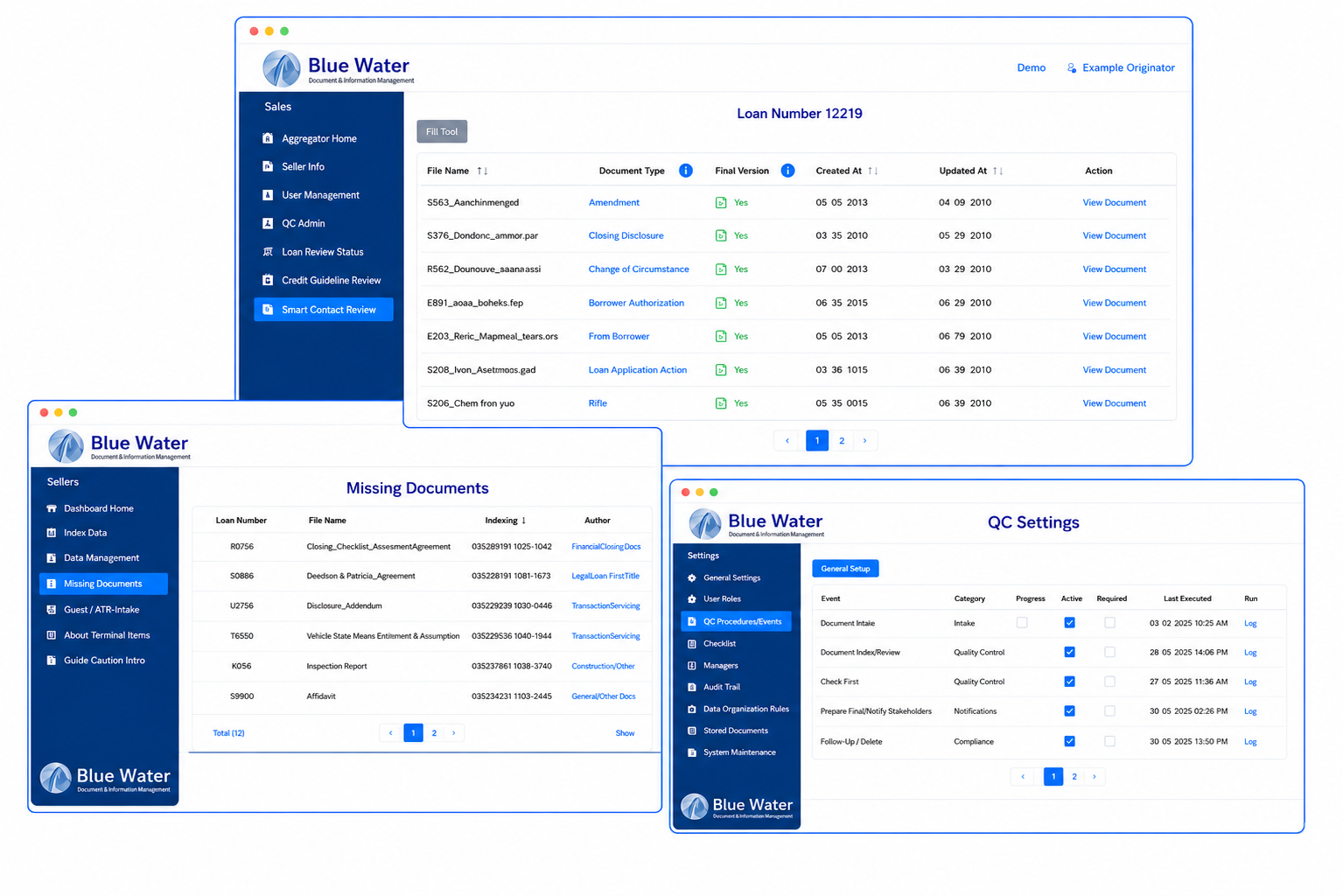 V.A.U.L.T. Dashboard