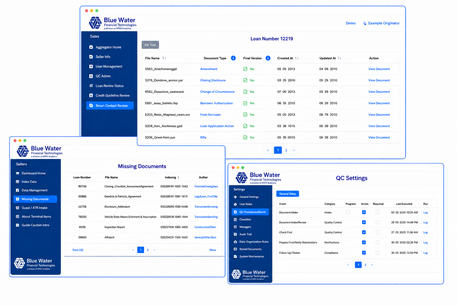 V.A.U.L.T. Dashboard
